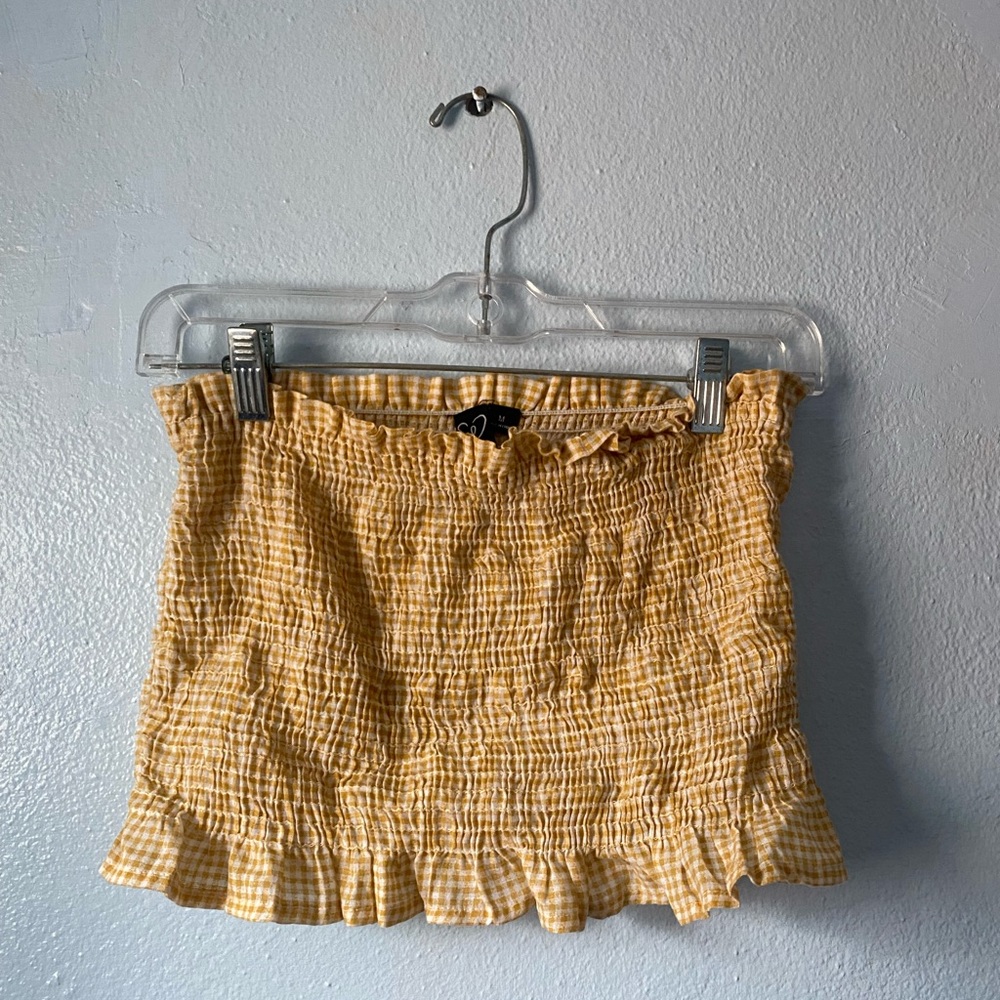 Tube Top Yellow Women
